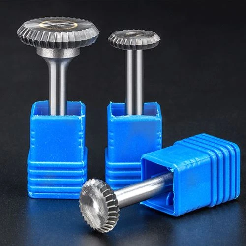 Type Y 90 Degrees Disc Shape Tungsten Steel Rotary Burrs for Metal Polishing